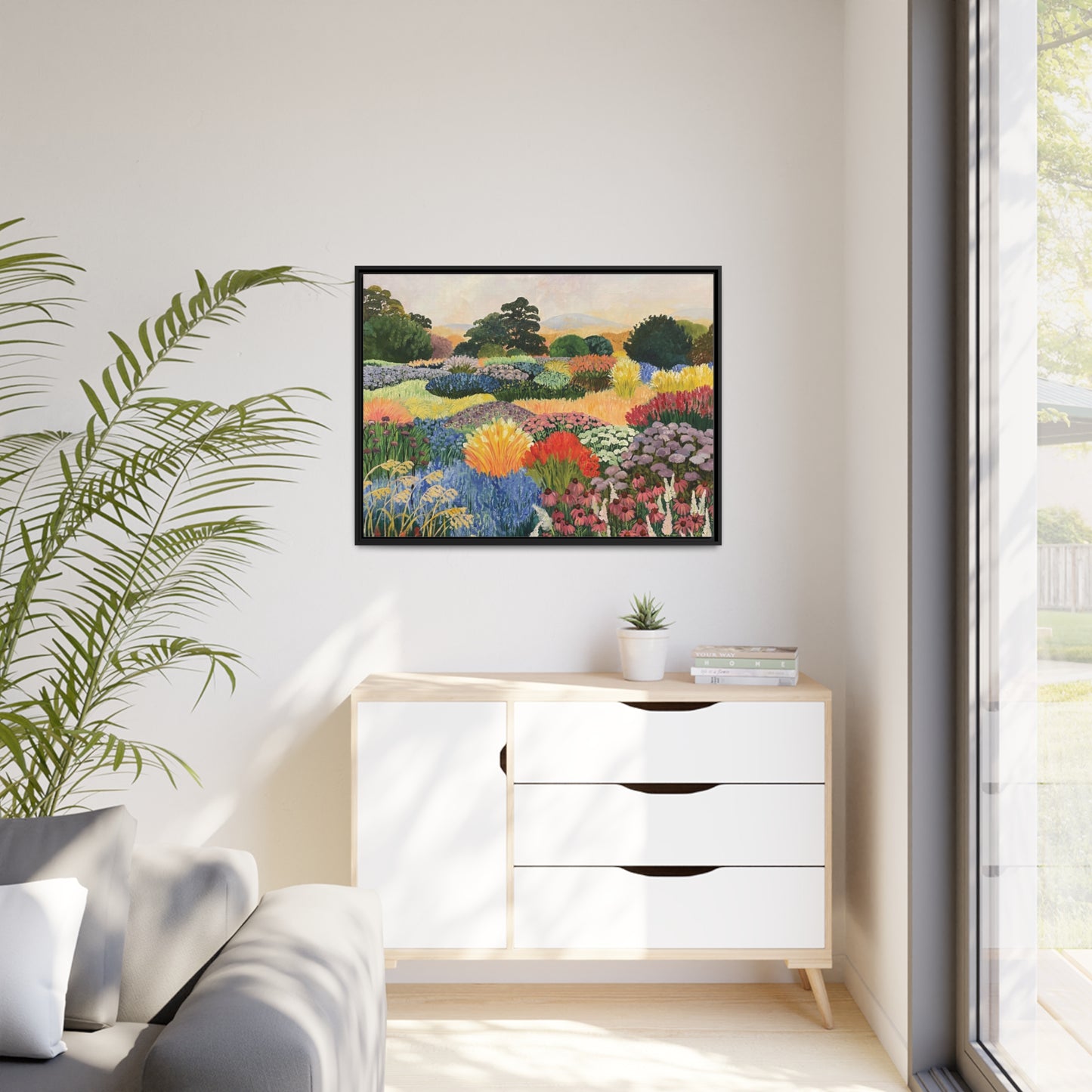 "Summer Field" kehystetty*