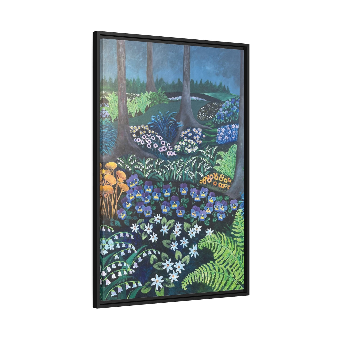 "Nightbloomers #2" kehystetty*