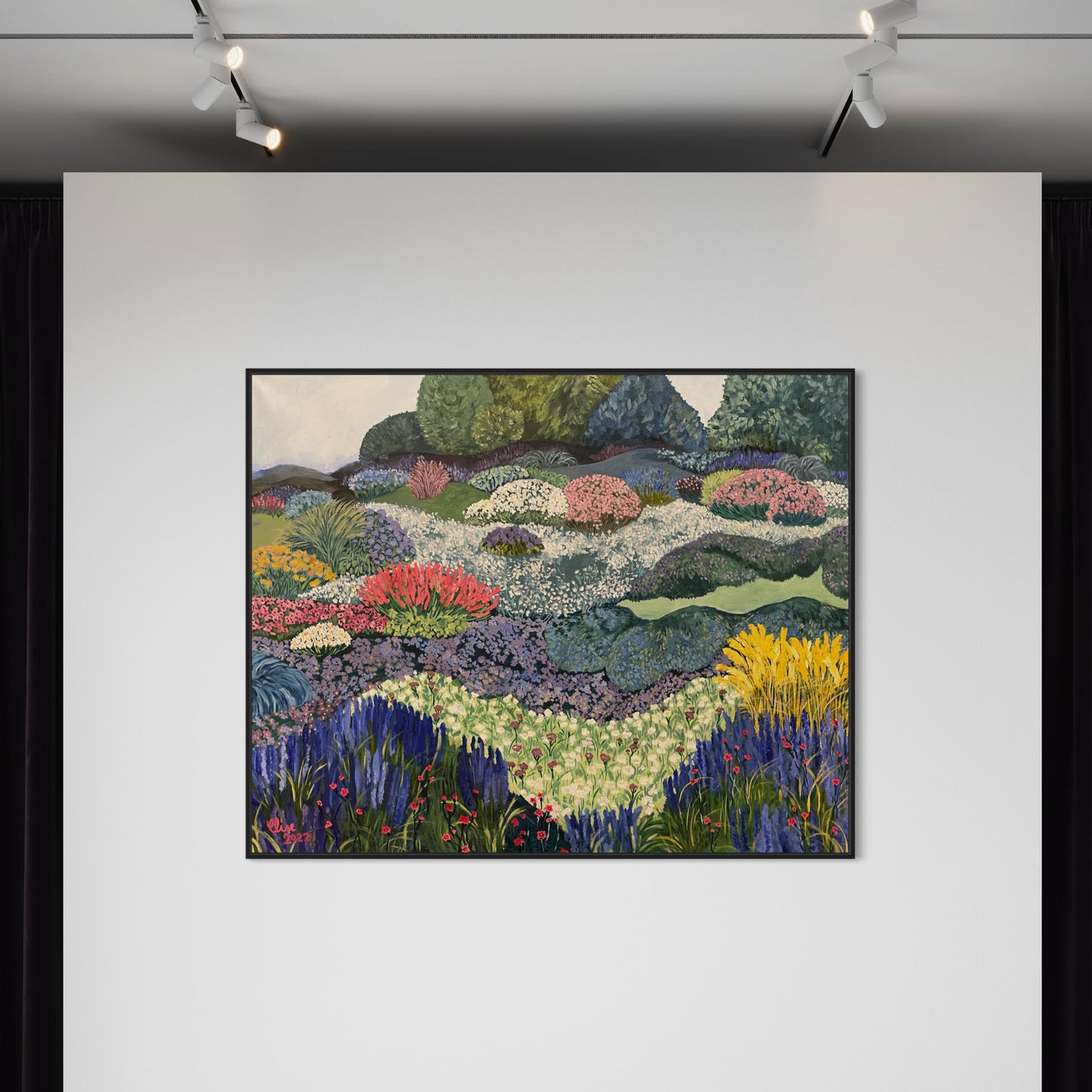 "Flower Carpets" kehystetty*